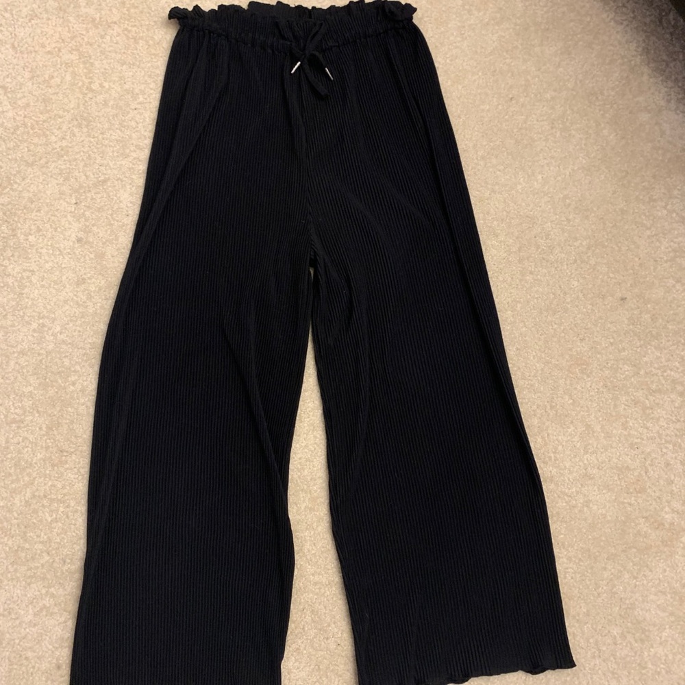 TopShop High Waisted Ribbed Pants